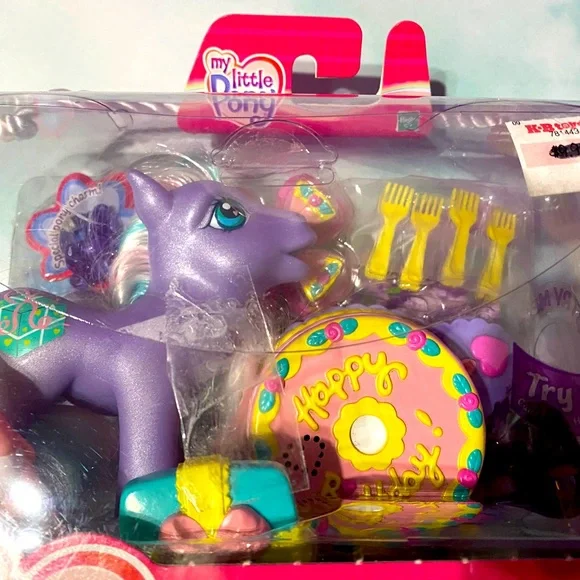 MY LITTLE PONY G3 NWT VTG 2002 BIRTHDAY CELEBRATION RAZZAROO